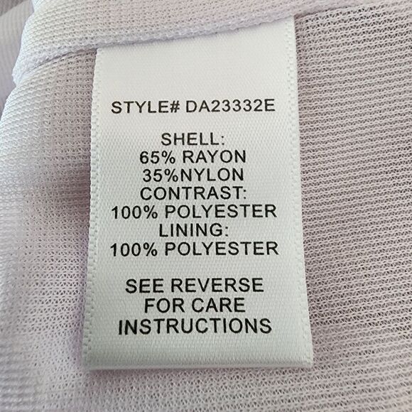 Ark NC Off Shoulder Midi  Dress Lavender Size Large - Picture 11 of 11